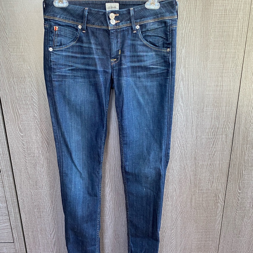 Hudson Dark wash Stretchy Skinny Jeans